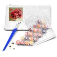 thumbnail image 3 of DIY lienzo pintura al óleo pintura por números kit de pintura sin marco dibujo pintura con 3 pincel yeacher Patrón 6, 3 of 7