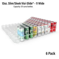Display Technologies Visi-Slide Plastic 20 oz Beverage Dispenser, 2 Pack