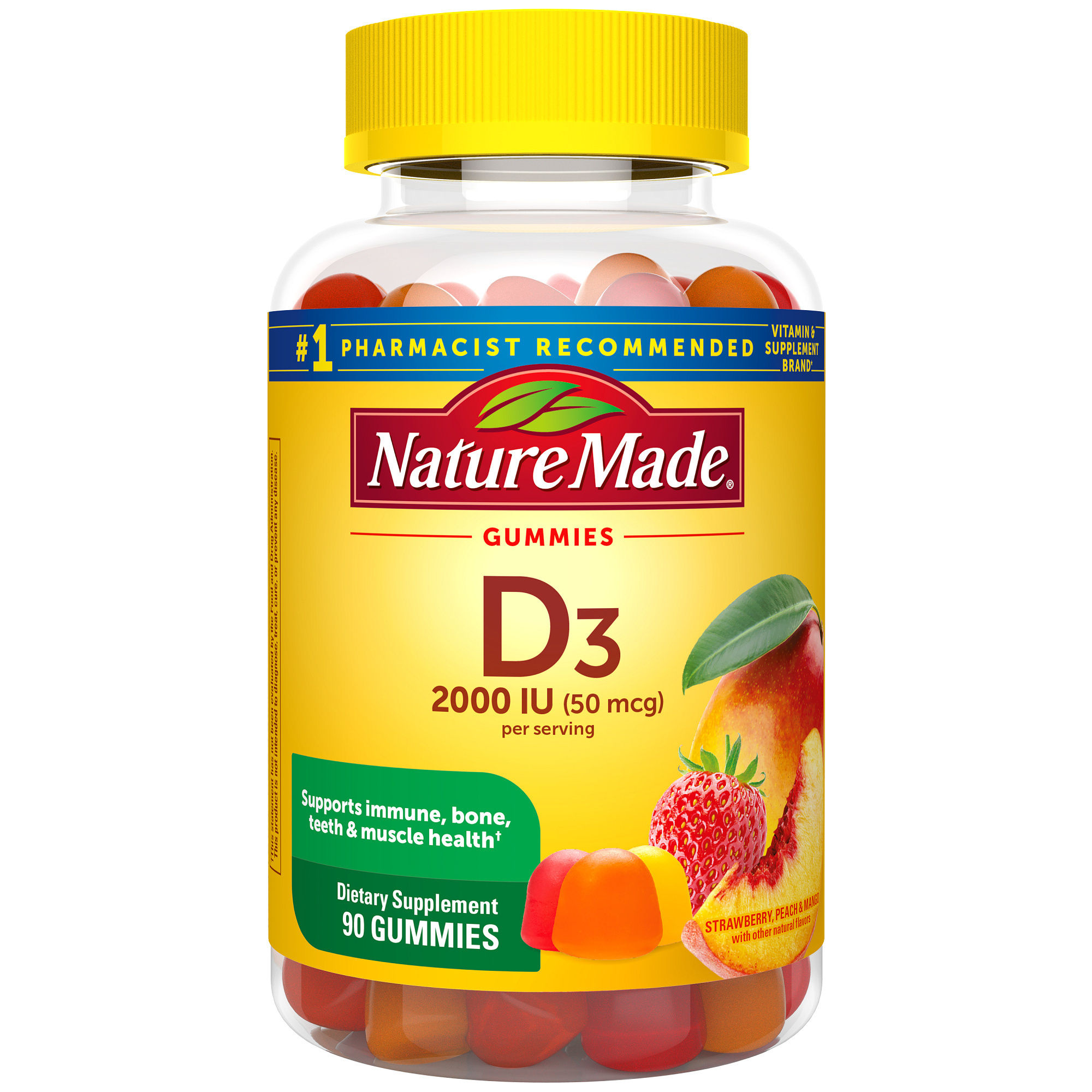 Nature Made Vitamin D3 2000 IU Gummies photo 2