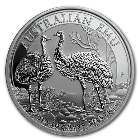 2019 Australia 1 oz Silver Emu BU