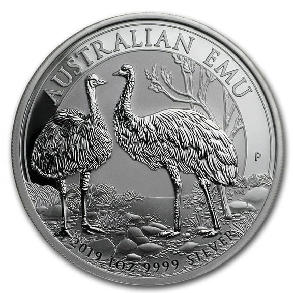 2019 Australia 1 oz Silver Emu BU