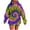 Purple, variant on Sriper Women's Lightweight Tie-Dye Hoodie, Trendy Fleece Liner Pullover with Pocket, Casual Gym Wear, Plus Size Tunic Tops, Winter Clothes, Oversized Comfort Fit, 2025 Seasonal Fashion Hot Pink M