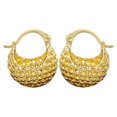 thumbnail image 2 of a refined and engaging product description for your **Vintage Ball Hoop Earrings**:\n\n \n\n**Vintage Ball Hoop Earrings for Women – Minimalist Design, 2 of 5