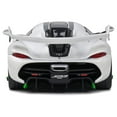 thumbnail image 4 of 2021 Koenigsegg Jesko Pearl White Metallic with Gray Stripes 1/43 Diecast Model Car by Solido, 4 of 6