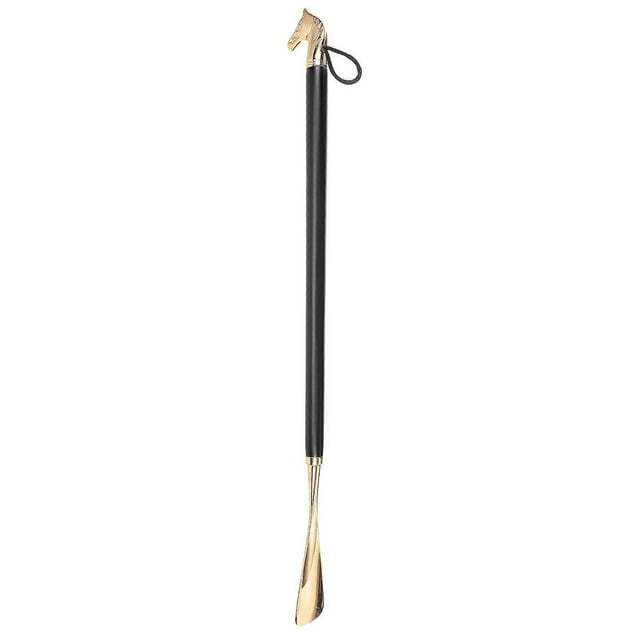 Shoe Horn For Children Reduces Bending Simple Structure Gift Giving 56x5cm Black 1Set