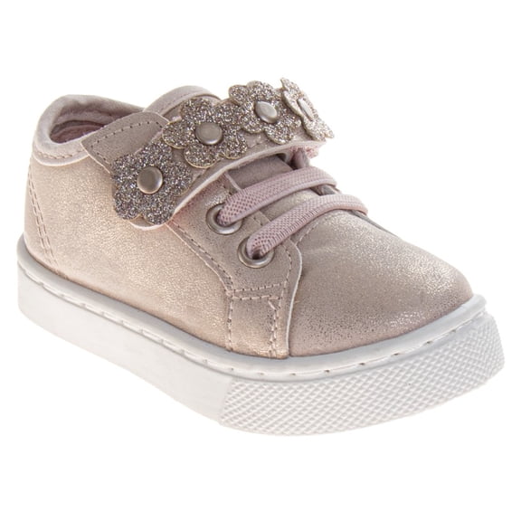 Laura Ashley Girls Sneakers, Casual, Lightweight, And Comfortable Everyday Shoes (Toddler), Pink, Size: 10