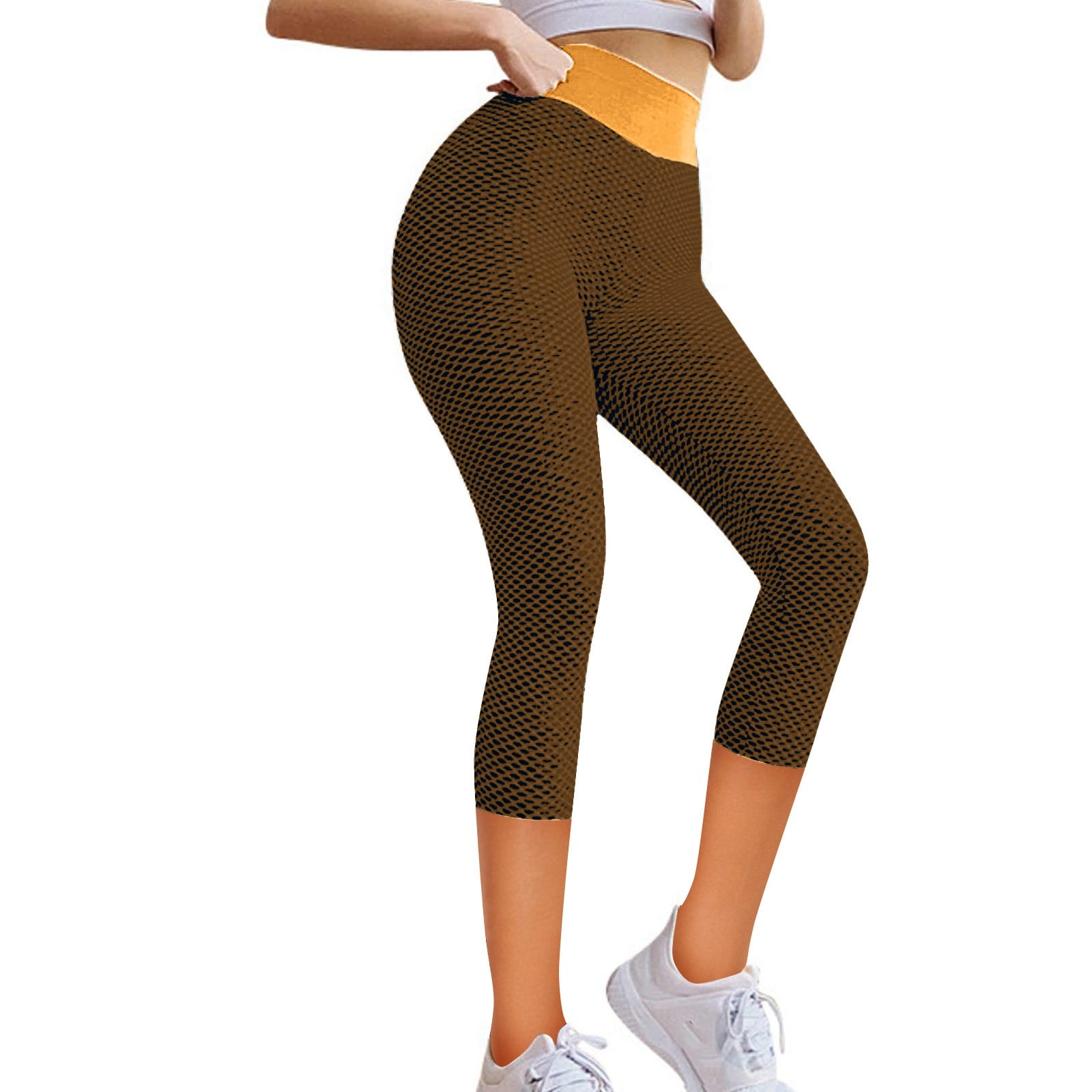 Elastic High DancePants Capris Yoga 