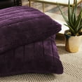 thumbnail image 3 of Home Soft Things Super Soft Decorative Pillow Covers, Set of 2, Blackberry, 26" x 26", 3 of 3
