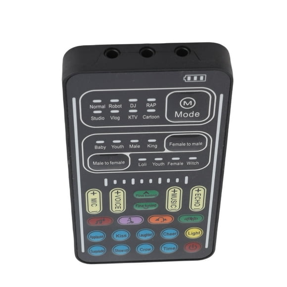 Voice Changer, 8 Voice Changes 8 Built in Sound Effects ABS Voice Disguiser Multiple Connection Modes for Live Streaming