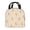 Deer, variant on White Alpaca Pattern Lunch Bag Thick Aluminum Foil Tote Cooler Bag for Women Office Picnic Gift