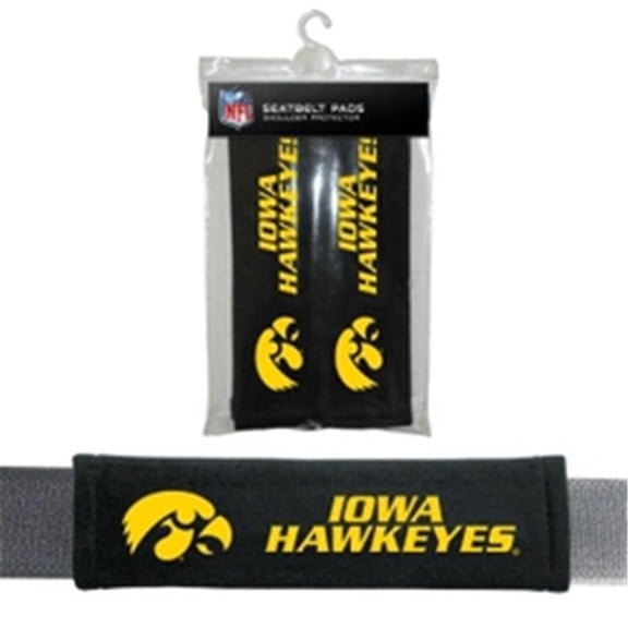 Iowa Hawkeyes Seat Belt Pads Velour