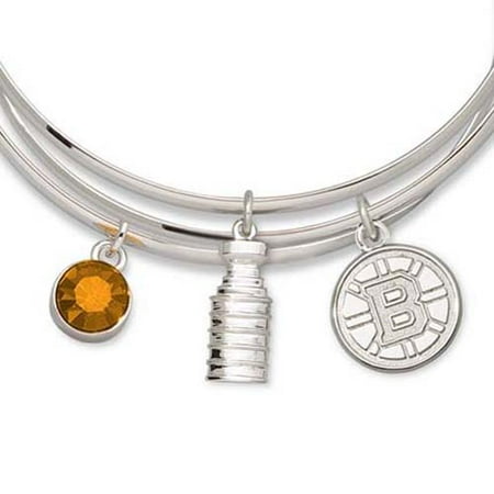 Boston Bruins 2011 Stanley Cup Champions Triple Bangle Bracelet