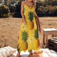 thumbnail image 2 of Lunarable Pineapple Sleeveless Dress Woman Fashion Long Dresses Women's Summer Suit Dress Summer 2025 Women, 2 of 7