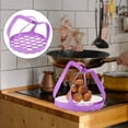 thumbnail image 4 of 1Pc Multifunctional Handheld Steamer Silicone Vegetable Basket Drain Basket, 4 of 9