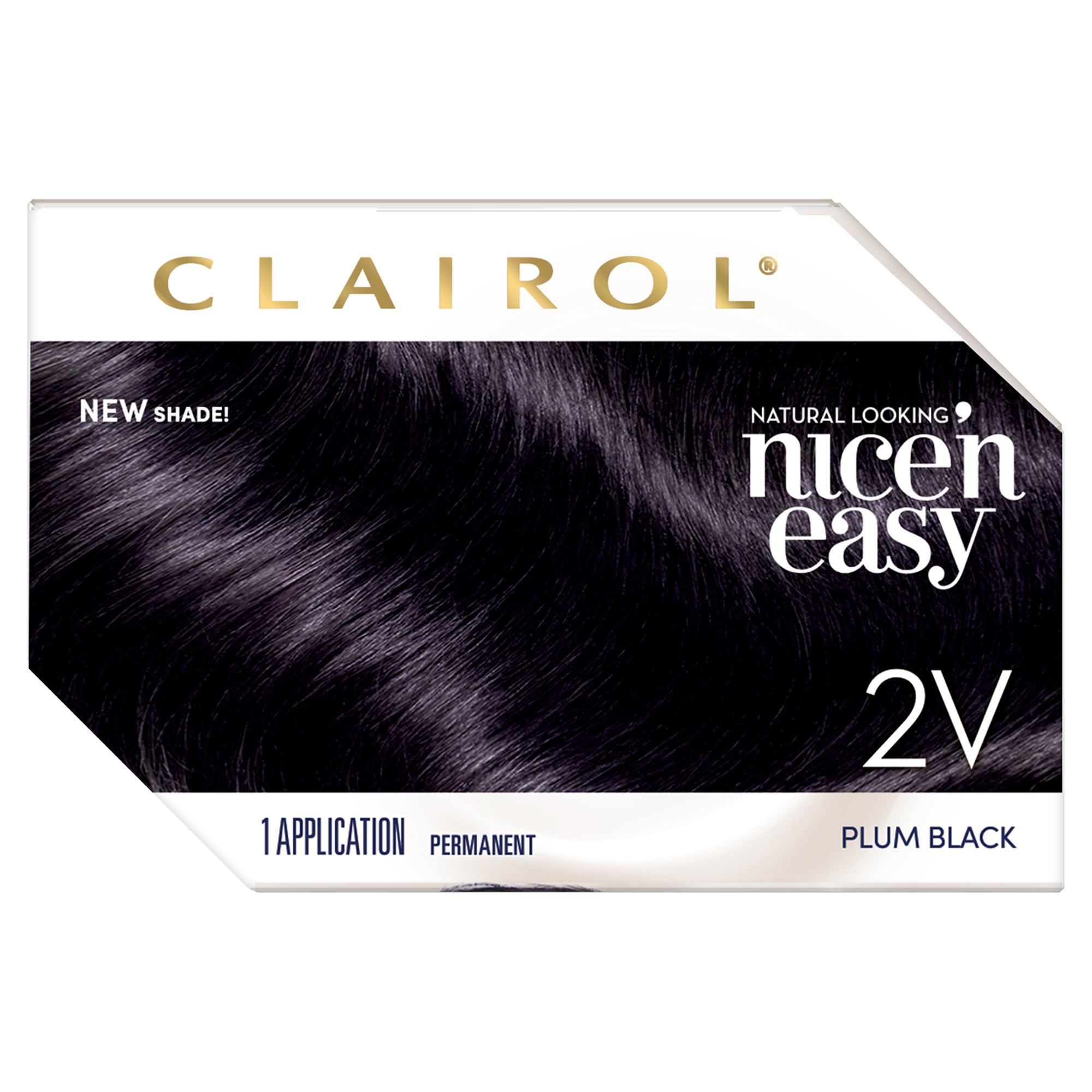 Clairol Nice N Easy Hair Color 2v Plum Black Walmart Com Walmart Com