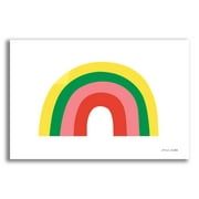 Epic Art 'Rainbow II' by Ann Kelle Designs, Acrylic Glass Wall Art, 24"x16"