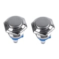 thumbnail image 1 of 5piezas 16mm Alto Redondo Interruptor de Boton Pulsador de Metal Momentaneo Redondo Alto, 1 of 5