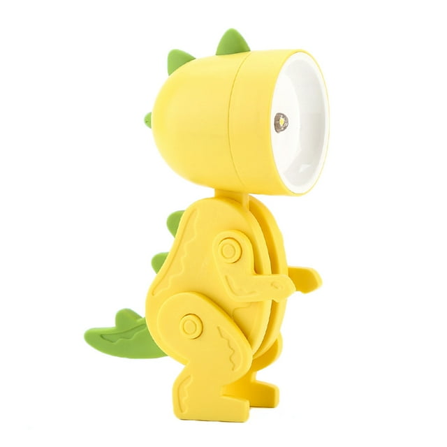 Yeacher Cartoon Night Light Kid Lamp Mini Dinosaur LED Desk Lamps Cute DIY Portable with
