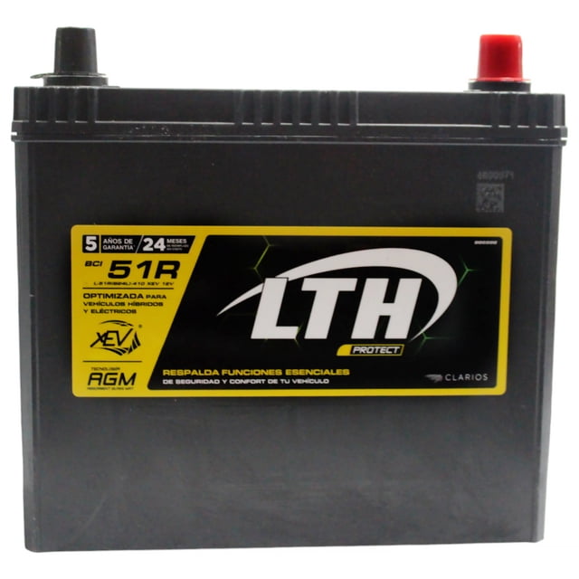 Lth Protec Agm L-51R (B24L)-410 12V 410 A Bci Uso Automotriz
