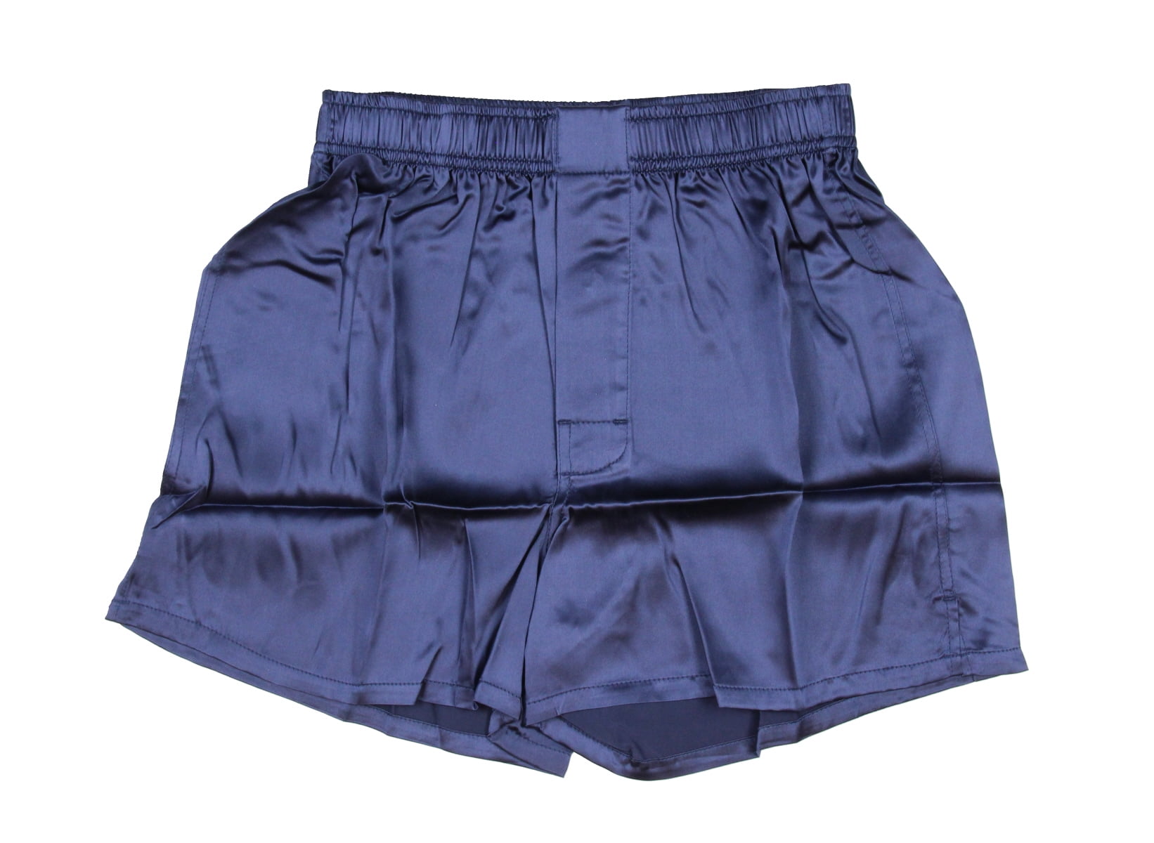 Intimo Intimo Mens Solid Color Quality Silk Boxers