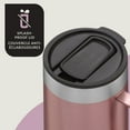 thumbnail image 3 of Contigo Streeterville Stainless Steel Mug with Splash-Proof Lid, 14 oz (414 ml), Vacuum-Insulated Tumbler with Handle for Coffee & Tea, Pineberry, 3 of 6