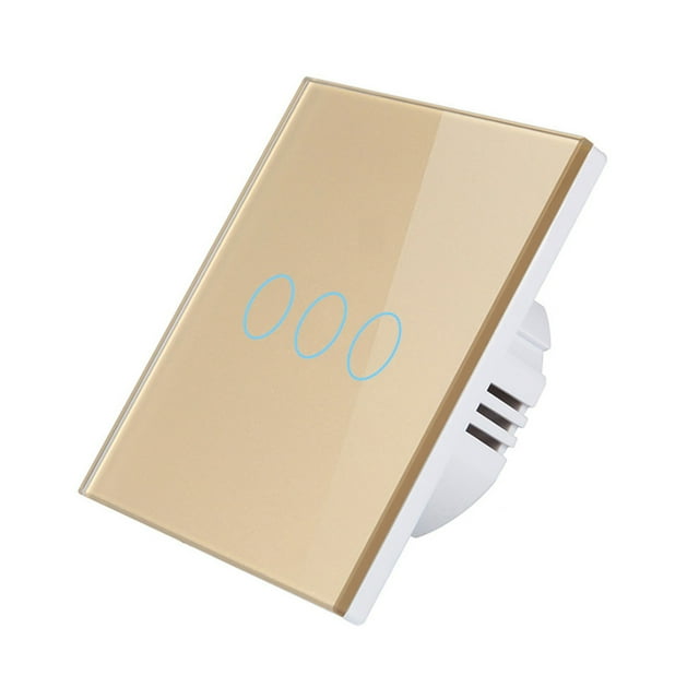 Commutateur Intelligent Wi‐Fi Commutateur Lumineux Commande Vocale, Télécommande, RF433, Commande Tactile Compatible avec Alexa Google Home Horaire, Minuterie, Compte à Rebours Besoins Fil Neutre Aucun Concentrateur Requis