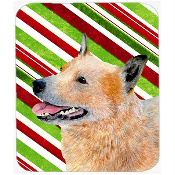 Carolines Treasures  Australian Cattle Dog Candy Cane Holiday Christmas Mouse Pad