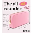thumbnail image 2 of Estuche de maquillaje Embla, bolsa de viaje para cosméticos y neceser, color rosa, 2 of 6