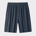 thumbnail image 5 of Sports Mens Shorts Solid Elastic Waist Shorts Men Shorts Big and Tall XXXXXXXL, 5 of 7