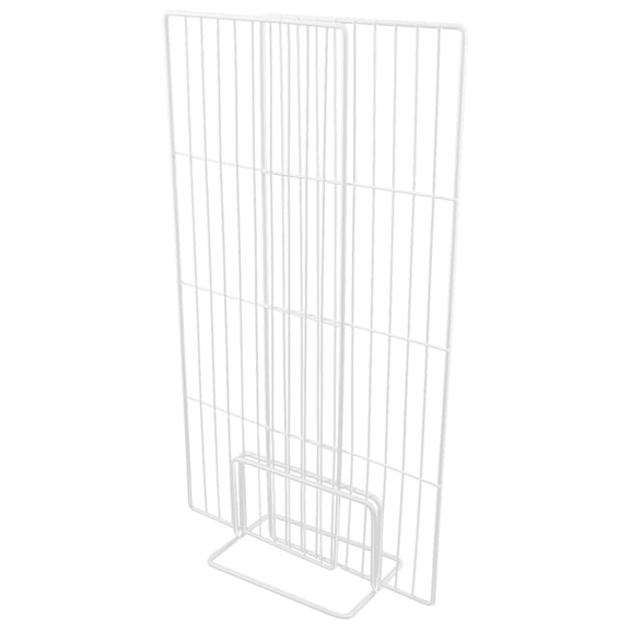 Baluue White Iron Wire Freezer Divider Shelf Organizer for Chest Freezer Refrigerator Storage Separator