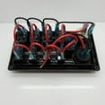 thumbnail image 3 of Marine Boat Black 4 Gang Splashproof Switch Panel w/ 12VDC Outlet/Voltage Meter, 3 of 4