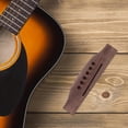 thumbnail image 4 of KAKOWELY Pièces d'Instrument Pont de Guitare Utile Remplacement pour Fournitures de Guitare Folk Pièces de Guitare en Bois Pont de Guitare pour Réparation d'Instruments de Musique, 4 of 5