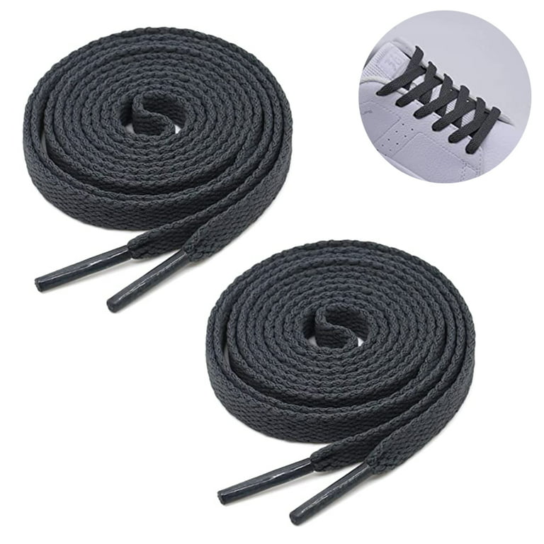 Ociviesr Flat Shoe Laces 8mm Wide Shoelaces for Athletic Running Sneakers Shoes 2 Pairshoe Laces for Sneakers Shoe Laces Tieless Shoe Laces for Boots
