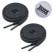 2 Pair Flat Shoe laces Shoelaces for Athletic Running Sneakers Shoes Boot Strings