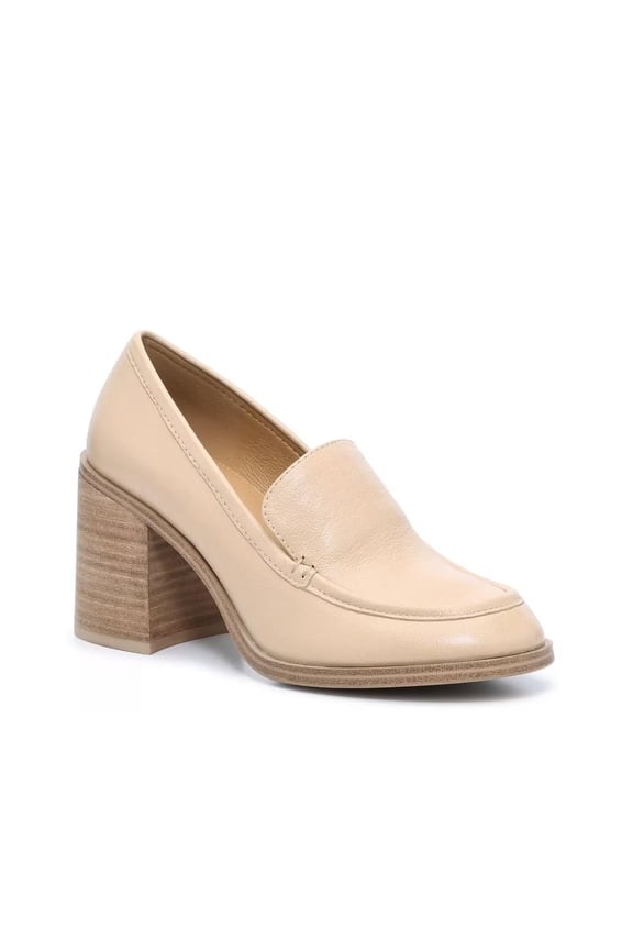 Women's Caitlun Block Heel Loafer, Sand Glaze, 10