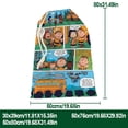 thumbnail image 3 of ¡Corre, Charlie Brown! (2) Bolsa de regalo con cierre de cinta navideño para decoración de Navidad,50cm×80cm., 3 of 6