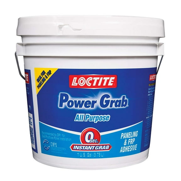 Loctite Power Grab Express All Purpose Adhesive - Easy to Clean - 4 Pack, 1 Gal Pail