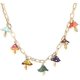 thumbnail image 1 of Set Cutie Creativo Colorido Seta Estrella Luna Forma Colgante Cadena Collar De Cuentas Tobilleras Pulsera Dulce Fresco Para Mujeres Niñas Adolescentes Joyería Regalos Wh, 1 of 4