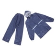 thumbnail image 5 of OUNONA Unisex Reflective Motorcycle Rain Gear with Hooded Raincoat and Pants for Outdoor Riding, 5 of 8