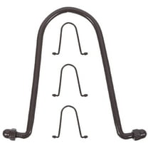 AURARMLET Gardeners Iron Rain Chain Hangers 4 Pieces Outdoor Decorative Water Drainage Chains