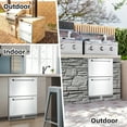 thumbnail image 6 of 2025 New 24 inch Undercounter Refrigerator, 5.12 Cu.Ft Fridge for Patio, Drawer Refrigerator Under Counter Fridge Ideal for Home and Commercial, 6 of 7
