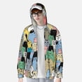 thumbnail image 2 of Balery Different Cats Sudadera ligera de manga larga con capucha y protección solar UPF 50+ para hombre y mujer, ideal para pesca y running-3X-Large, 2 of 7