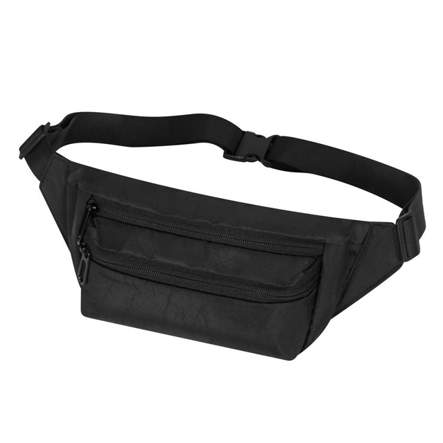 Cangurera con doble compartimento frontal-LOPER negro 27 x 8 x 17