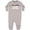 AC-Heather Grey, variant on Future Railroad Engineer Train Baby Fleece Romper
