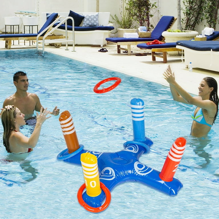 9PCS Inflatable Pool Fighting Float Row Toys,Inflatable Pool Ring