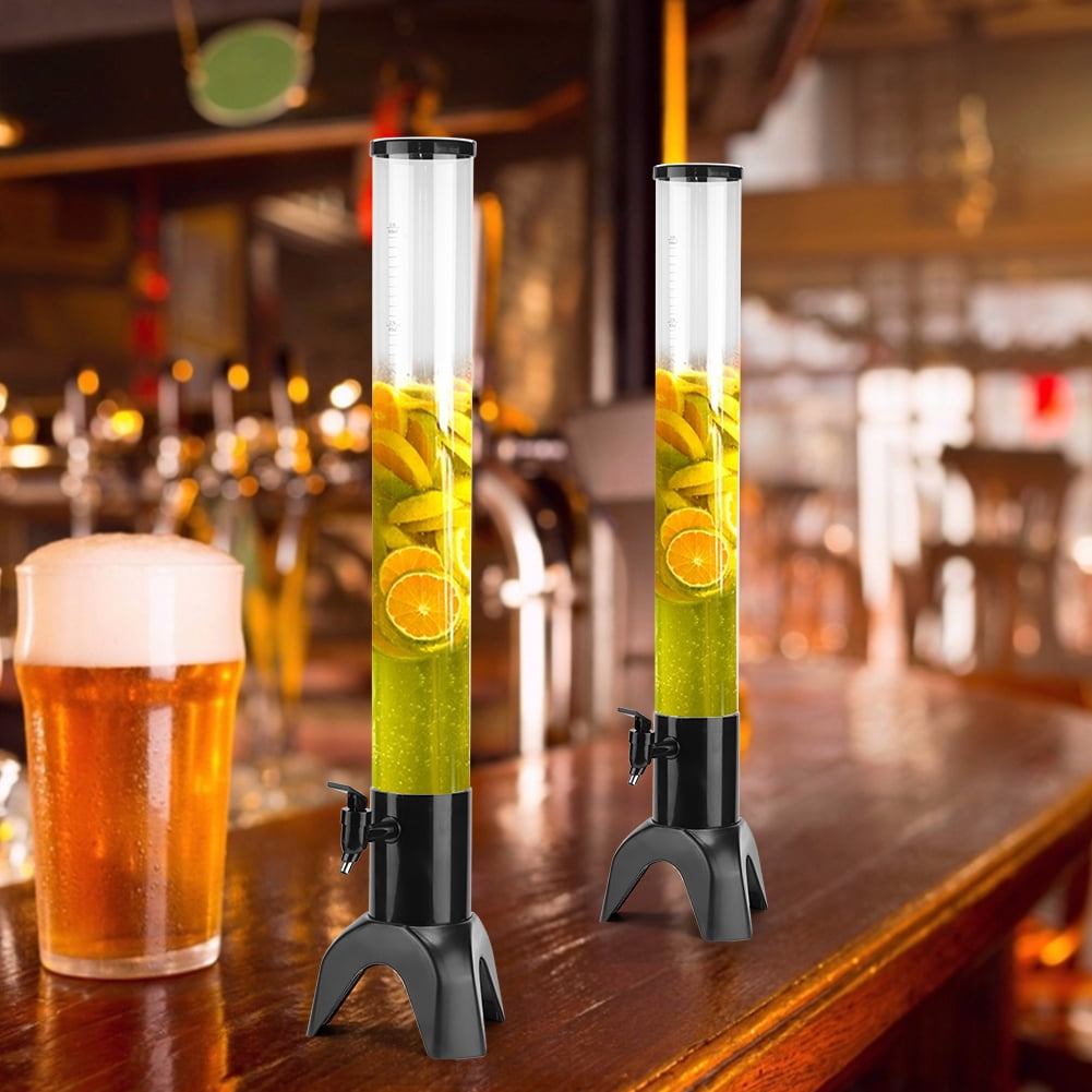 OUSIKA 3L/100oz Beer Tower Drink Dispenser with Ice