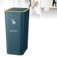 thumbnail image 1 of LPSSTORE Foot Pedal Can with Lid Waste for Kitchen Bathroom Hands Operation, 1 of 6
