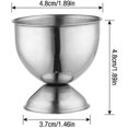 thumbnail image 2 of Juego de 4 hueveras de acero inoxidable para cocina de restaurante, 2 of 5
