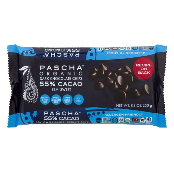 Organic Semi-Sweet Chocolate Chips 55% Cacao