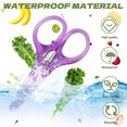 thumbnail image 6 of FACEGA 2Pcs Scissors All Purpose,Straight Handle 3.5" Teacher Scissors,With Protective Cover Office Scissors,Purple, 6 of 7
